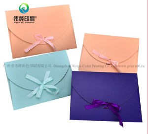 [Hot Item] Custom Printing Paper Envelope for Gift Greeting Card with Ribbon