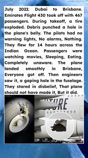 How Did This Damaged Plane Fly for 14 Hours?😱 #shorts