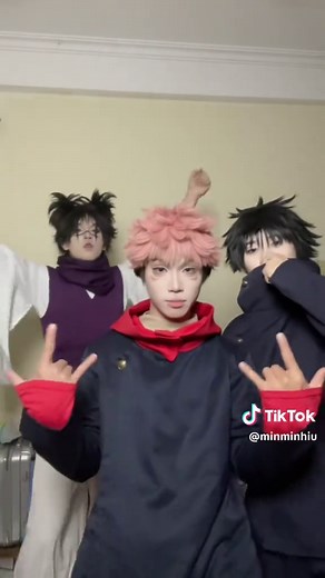 Jujutsu Kaisen Cosplay Featuring Itadori, Megumi, and Choso