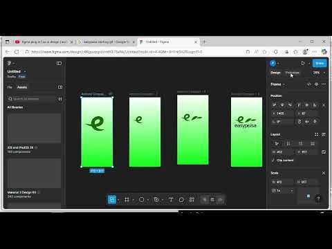 Figma animation make | ux ui design | import svg