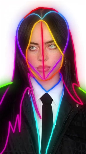 Easy TRICK to Draw Billie Eilish ✨