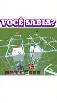 VOCÊ SABIA #minecraft #shorts #elevadorminecraft #tutorial