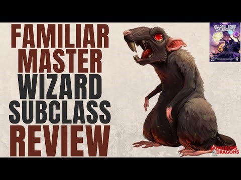Familiar Master Wizard Subclass Review (Valda's Spire of Secrets) - D&D 5e Subclass Series