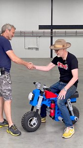 XXL lego Inspired Monkey Bike! Full video on my YT channel! #lego #inspired #3dprint #bike | Mantis Hacks