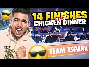 14 FINISHES WWCD IN LAN EVENT! | Team X Spark | sc0ut