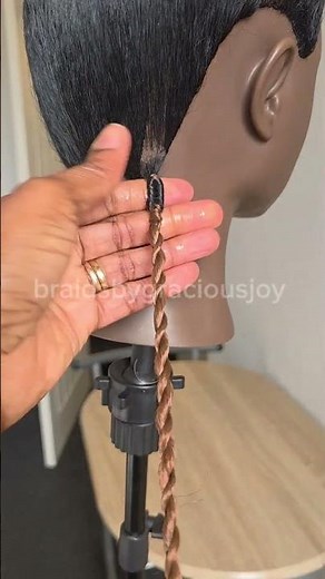 TWISTED BRAIDS TUTORIAL #hairtutorial #twist #twistbraids #hairstyle