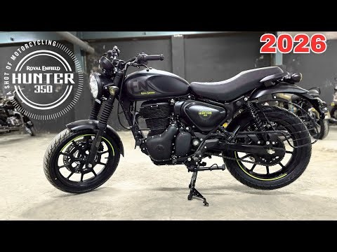 2026 Royal Enfield hunter 350 Graphite Grey Color Detailed Review✅🔥