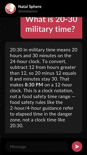 What is 20-30 military time?