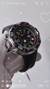 "One of the best diver watch ever made by Citizen" This is the Citizen Promaster Depth Gauge with DLC Diamond Like Bezel Black Dial with unique lefty crown. This unit is powered by an Eco Drive Engine and can run continuously by getting charged by any light source even indoor lighting. The 53mm size casing is built according to Promaster professional diver spec and will withstand up to 200m water resistance. This rare unit is now available ready stock at a discounted price of RM 3,280 (Retail RM