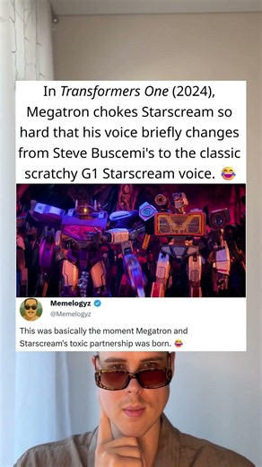 In Transformers One (2024), Megatron Literally Gives Starscream His G1 Voice 😂