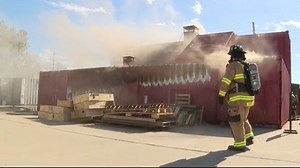 Firefighters from across Michigan learn how to fight basement fires at Livonia training