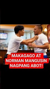 Makagago at Norman Mangusin nagpang abot! #shorts