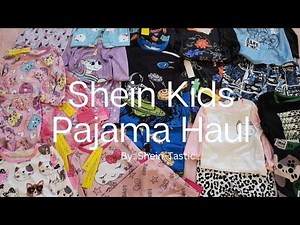 Cozy Shein Fall/Winter Pajama Haul for Kids
