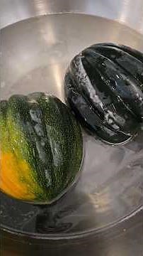 Acorn Squash: Roasted, Sweet and stuffed. #acornsquash #squashrecipes #squashes