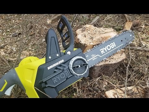 Ryobi One+ 18V Brushless Cordless 12" Chainsaw Review