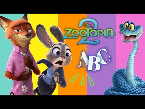 ZOOTOPIA 2 Animal Alphabet - ANIMALS in ZOOTOPIA 2 from A to Z - Shakira ZOO Zootopia