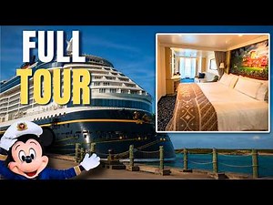 Disney Treasure Deluxe Oceanview Verandah Room Tour | Full Cabin Walkthrough