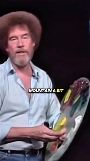 Bob Ross’s Surprising Journey 🎨🧠 #shorts