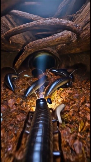 POV: A Tiny Camera Enters a Weevil Colony 😱 | Hidden Underground Insect World#Weevil#WeevilColony