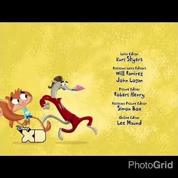 Scaredy Squirrel End Credits on Disney XD