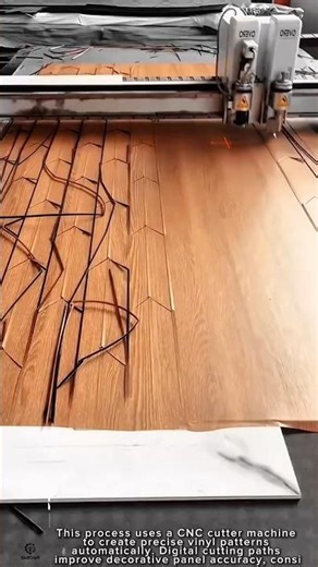 Vinyl Pattern Cutting Work Tool Using CNC Cutter Machine #worktool