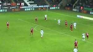 🎯 Great finish, Sam! 👏 🗣️ Hear more from Sam Surridge on his first league goal at the Liberty... 👉 http://bit.ly/36EnZLL | Swansea City Football Club