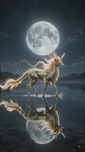 Kirin (Japanese Unicorn) #kirin #japaneseculture #mhythologi #fantasy