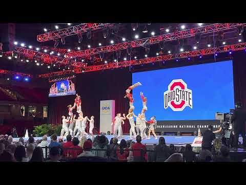 Ohio State University Cheerleading - COED D1A - UCA Finals 2023 (crowd view)
