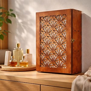 Wall Perfume Cabinet,perfume Organizer,fragrance Organizer,wood Wall Cabinet,perfume Display,cologne Rack,vanity Organizer,perfume Storage - Etsy