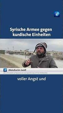 Die syrische Armee dringt weiter in die von Kurden kontrollierten Gebiete vor. #syrien #tagesschau