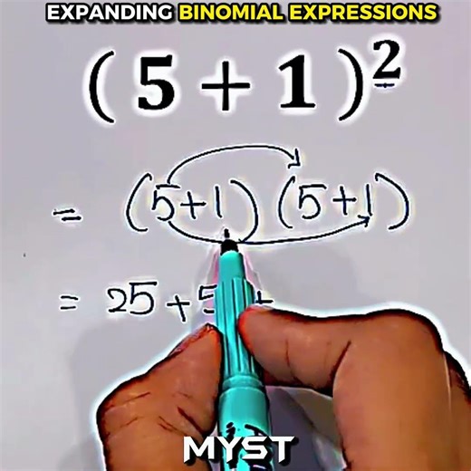 Expanding Binomial Expressions 🥶 PART 3 #7x7