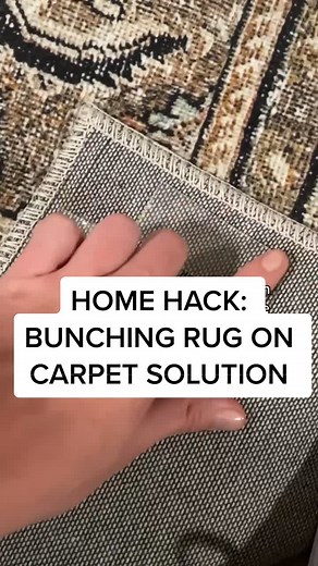 Stop Rug Bunching on Carpet with Alien Tape