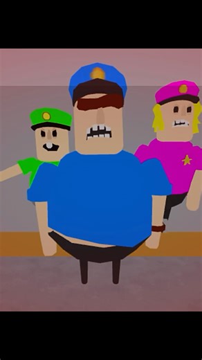 Police Family Escape (SCARY OBBY #roblox #shorts #games #gameplay