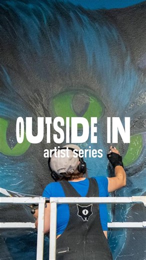 hidden symbols 👁️🔍 Born and raised in St. Pete, Miss Crit has been inspired by Salvador Dalí her entire life. Known for an illustrative style that blends psychedelic flair with playful details, her mural for our special exhibition "Outside In" is filled with hidden surprises. Drawing from Dalí works like 'Gala Contemplating the Mediterranean Sea,' 'The Weaning of Furniture Nutrition' and 'The Temptation of St. Anthony,' Crit layers bold color blocks, Dalínian symbols and whimsical nods to her 