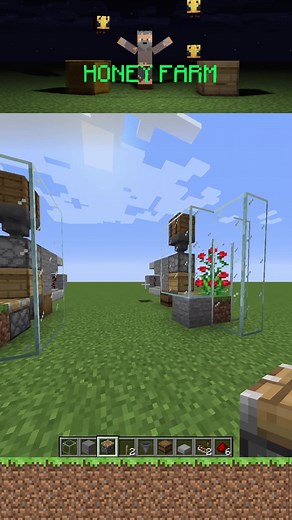 Minecraft Easy Honey Farm Build Tutorial