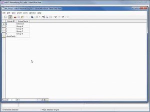 LibreOffice Base (37) Normalizing Part 1