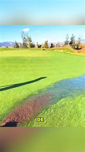 Never Stand on a Golf Course When the Grass Starts Bubbling#shorts#viral#video