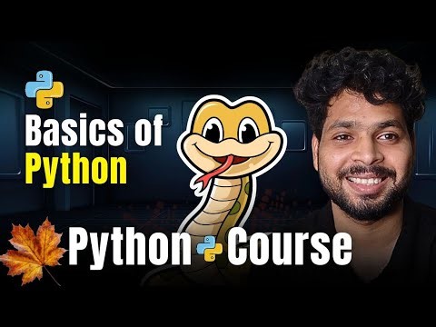 Python Programming Course | Basics of Python | Beginner to Advanced