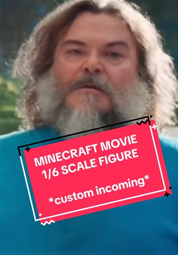 Jack Black 1/6 Scale Figure for Minecraft Collectors
