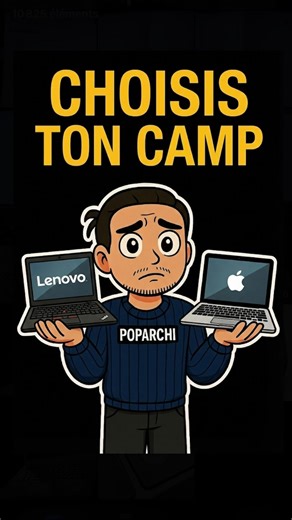 PopArchi on Instagram: "ThinkPad vs MacBook : Dis-moi ton PC, je te dirai ton métier. 💻👀 Le cliché ultime du bureau ! Il y a deux types de personnes dans la Tech : 1️⃣ La Team ThinkPad (Les Guerriers 🛡️) : C’est solide, c’est noir, c’est moche, mais c’est increvable. C’est le PC du SysAdmin ou du Développeur Backend qui lance des pipelines à 22h sur Teams. 🦉 Lui, il ne connaît pas le « Drag & Drop », il connaît le Terminal et le SSH. 2️⃣ La Team MacBook (Les Esthètes ✨) : Écran rétina, petit