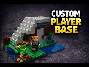 LEGO Minecraft Player Base Build | Custom Survival Base