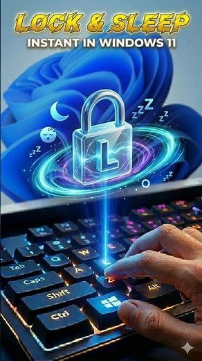 Windows + L 🔒 Lock Your PC Instantly