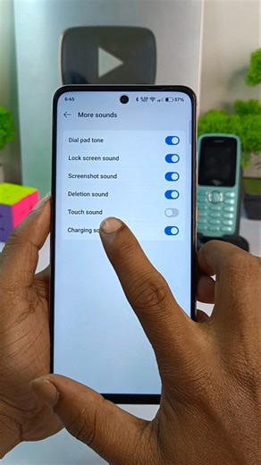 screen touch sound kaise on kare || how to on screen touch sound