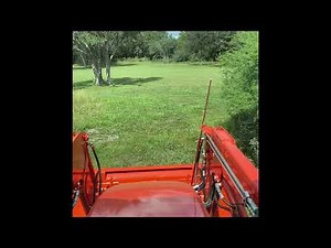 Land Pride FDR3690 and Kubota M4-071 mowing grass