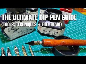 The Ultimate Dip Pen Guide (Tools, Techniques + Full Demo)