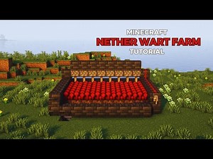 Minecraft: How to Build a Nether Wart Farm | Tutorial