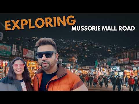 🌄 Walking on Mussoorie Mall Road at Night 😍 | The Queen of Hills in Full Vibe!