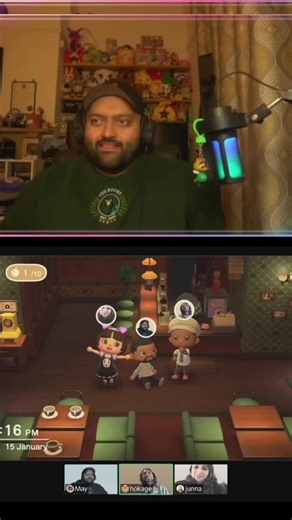 May Naidoo on Instagram: "obsessed with the new 3.0 update on animal crossing new horizons and loved using the game chat feature on nintendo switch 2. here’s a highlight of my first time using it during my live and can’t wait to play more! what’s your fav part of the update? #animalcrossing #acnh #animalcrossingnewhorizons #nintendoswitch2 #gamechat"