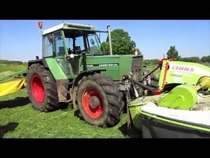 FENDT Favorit 612 LSA, 1e einsatz mit Mähkombination (SOUND)!!!