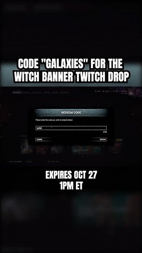 NEW Dead by Daylight Code from the Galaxies Showcase Twitch Drop #dbdcode #deadbydaylight